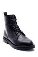 Women's Zippered Leather Boots | Derimod Women's Zippered Leather Boots | Derimod