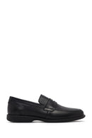 Erkek Siyah Deri Klasik Loafer | Derimod Erkek Siyah Deri Klasik Loafer | Derimod