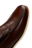 Men's Brown Leather Casual Loafer | Derimod Men's Brown Leather Casual Loafer | Derimod
