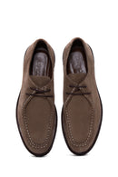 Men's Mink Nubuck Leather Casual Shoes | Derimod Men's Mink Nubuck Leather Casual Shoes | Derimod