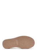 Women's Beige Ankle Buckle Thick Soled Jelly Sandals | Derimod Women's Beige Ankle Buckle Thick Soled Jelly Sandals | Derimod
