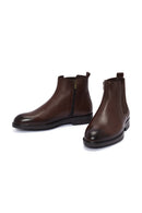Men's Brown Leather Chelsea Boots | Derimod Men's Brown Leather Chelsea Boots | Derimod