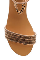 Women's Chain Detailed Sandals | Derimod Women's Chain Detailed Sandals | Derimod