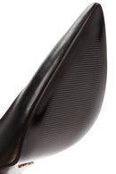 Women's Black Thin Heeled Leather Stiletto | Derimod Women's Black Thin Heeled Leather Stiletto | Derimod