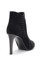 Women's Suede Heeled Boots | Derimod Women's Suede Heeled Boots | Derimod