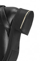 Women's Black Zippered Buckle Detailed Boots | Derimod Women's Black Zippered Buckle Detailed Boots | Derimod