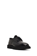 Men's Black Lace-Up Leather Casual Shoes | Derimod Men's Black Lace-Up Leather Casual Shoes | Derimod