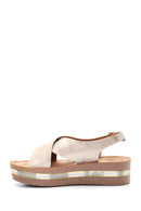 Women's Patterned High Heel Sandals | Derimod Women's Patterned High Heel Sandals | Derimod