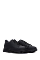 Erkek Siyah Deri Sneaker | Derimod Erkek Siyah Deri Sneaker | Derimod