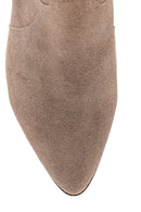 Women's Leather Suede Boots | Derimod Women's Leather Suede Boots | Derimod