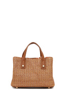 Woman Brown Long-Strap Mini Shoulder Bag | Derimod Woman Brown Long-Strap Mini Shoulder Bag | Derimod