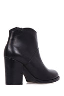 Women's Heeled Leather Boots | Derimod Women's Heeled Leather Boots | Derimod