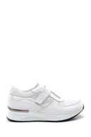 Women's White Leather Comfort Shoes | Derimod Women's White Leather Comfort Shoes | Derimod