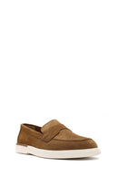Erkek Taba Süet Deri Casual Loafer | Derimod Erkek Taba Süet Deri Casual Loafer | Derimod