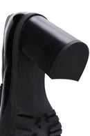 Women's Black Patent Leather Heeled Loafer | Derimod Women's Black Patent Leather Heeled Loafer | Derimod