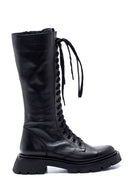 Women's Leather Lace Up Boots | Derimod Women's Leather Lace Up Boots | Derimod