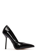 Kadın Siyah İnce Topuklu Deri Stiletto | Derimod Kadın Siyah İnce Topuklu Deri Stiletto | Derimod