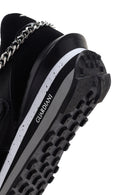Alberto Guardiani Kadın Siyah Wen Deri Kalın Tabanlı Sneaker | Derimod Alberto Guardiani Kadın Siyah Wen Deri Kalın Tabanlı Sneaker | Derimod
