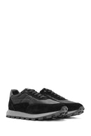 Men's Black Lace-up Leather Sneaker | Derimod Men's Black Lace-up Leather Sneaker | Derimod