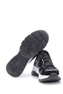 Erkek Süet Detaylı Deri Sneaker | Derimod Erkek Süet Detaylı Deri Sneaker | Derimod