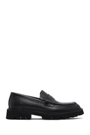 Erkek Siyah Deri Loafer | Derimod Erkek Siyah Deri Loafer | Derimod