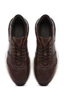 Erkek Taba Bağcıklı Deri Casual Sneaker | Derimod Erkek Taba Bağcıklı Deri Casual Sneaker | Derimod