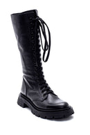 Women's Leather Lace Up Boots | Derimod Women's Leather Lace Up Boots | Derimod