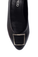 Women's Black Buckle Classic Ballet Ballet | Derimod Women's Black Buckle Classic Ballet Ballet | Derimod