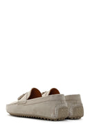 Men's Beige Suede Leather Loafer | Derimod Men's Beige Suede Leather Loafer | Derimod