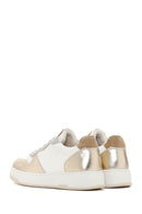 Women's Gold Leather Sneaker | Derimod Women's Gold Leather Sneaker | Derimod