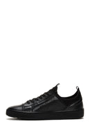 Men's Black Leather Sneaker | Derimod Men's Black Leather Sneaker | Derimod