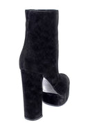 Women's Suede Heeled Boots | Derimod Women's Suede Heeled Boots | Derimod