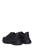 Women's Black Thick Sole Lace-Up Sneakers | Derimod Women's Black Thick Sole Lace-Up Sneakers | Derimod