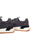 Erkek Gri Bağcıklı Kalın Tabanlı Deri Sneaker | Derimod Erkek Gri Bağcıklı Kalın Tabanlı Deri Sneaker | Derimod