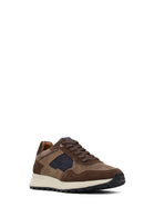 Erkek Kahverengi Bağcıklı Deri Sneaker | Derimod Erkek Kahverengi Bağcıklı Deri Sneaker | Derimod