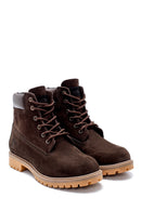 Men's Darkwood Nubuck Boots | Derimod Men's Darkwood Nubuck Boots | Derimod