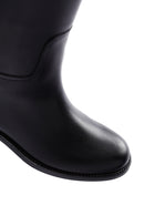 Women's Black Leather Boots | Derimod Women's Black Leather Boots | Derimod