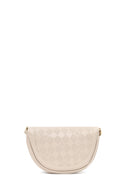 Woman Cream Long-Strap Printed Mini Crossbody Bag | Derimod Woman Cream Long-Strap Printed Mini Crossbody Bag | Derimod
