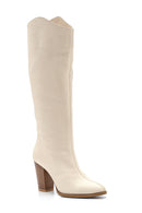 Women's Leather Heeled Boots | Derimod Women's Leather Heeled Boots | Derimod