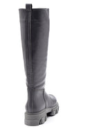 Women's Leather Thick Soled Boots | Derimod Women's Leather Thick Soled Boots | Derimod