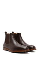 Men's Brown Leather Chelsea Boots | Derimod Men's Brown Leather Chelsea Boots | Derimod