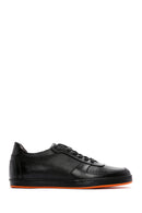 Men's Black Leather Casual Sneaker | Derimod Men's Black Leather Casual Sneaker | Derimod