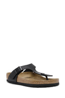 Birkenstock Kadın Siyah Parmak Arası Gizeh Bf Terlik | Derimod Birkenstock Kadın Siyah Parmak Arası Gizeh Bf Terlik | Derimod