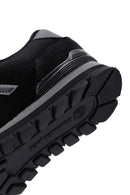 Hammer Jack Women's Black-Smoked Nubuck Leather Peru G Sneaker | Derimod Hammer Jack Women's Black-Smoked Nubuck Leather Peru G Sneaker | Derimod