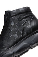 Erkek Siyah Deri Bilekli Sneaker Bot | Derimod Erkek Siyah Deri Bilekli Sneaker Bot | Derimod