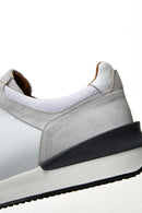 Erkek Gri Süet Deri Sneaker | Derimod Erkek Gri Süet Deri Sneaker | Derimod