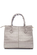 Women's Crocodile Patterned Shoulder Bag | Derimod Women's Crocodile Patterned Shoulder Bag | Derimod