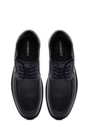 Men's Black Lace Up Leather Casual Shoes | Derimod Men's Black Lace Up Leather Casual Shoes | Derimod