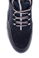 Men's Leather Nubuck Sneaker | Derimod Men's Leather Nubuck Sneaker | Derimod