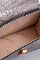 Women's Crocodile Patterned Mini Handbag | Derimod Women's Crocodile Patterned Mini Handbag | Derimod